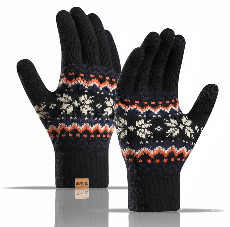 Touch Screen Winter Gloves Weather Hat Set Winter Beanie Scarf Gloves Set